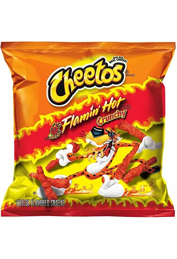 Cheetos Crunchy Flamin Hot 25Gx12Pkts