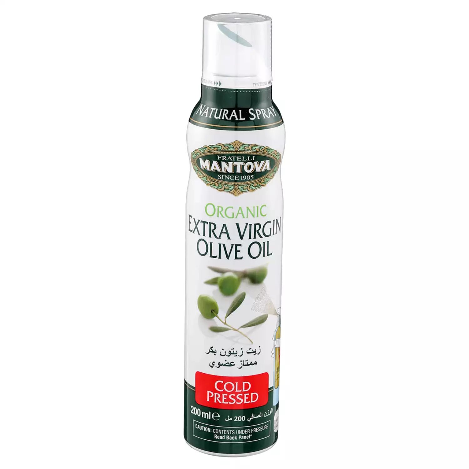 MANTOVA EXTRA VIRGIN OLIVE OIL SPRAY 200